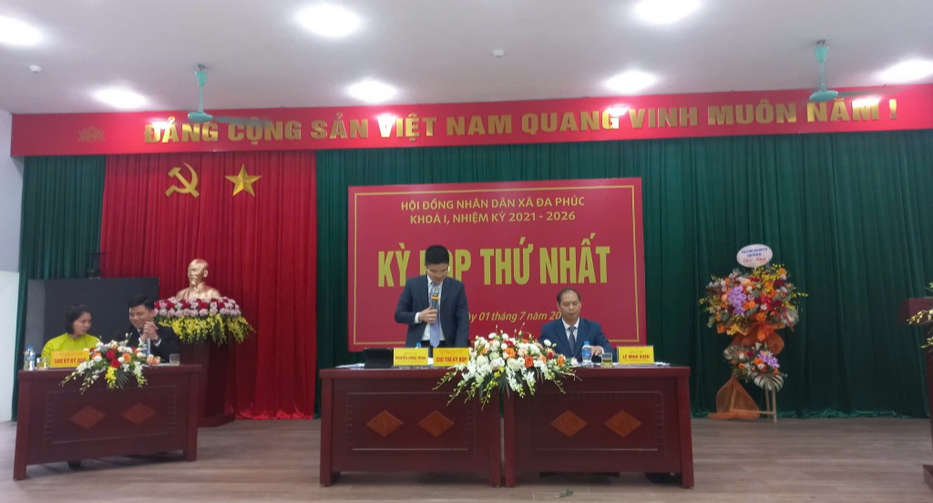 Kì họp HĐND thứ nhất tại xã Đa Phúc
