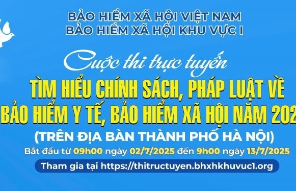 Hướng dẫn tham dự cuộc thi trực tuyến “Tìm hiểu chính sách, pháp luật về BHXH, BHYT năm 2025”