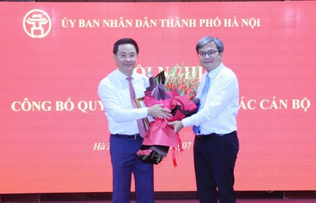 Đồng chí Trần Anh Tuấn được bổ nhiệm làm Giám đốc Sở Khoa học và Công nghệ TP Hà Nội