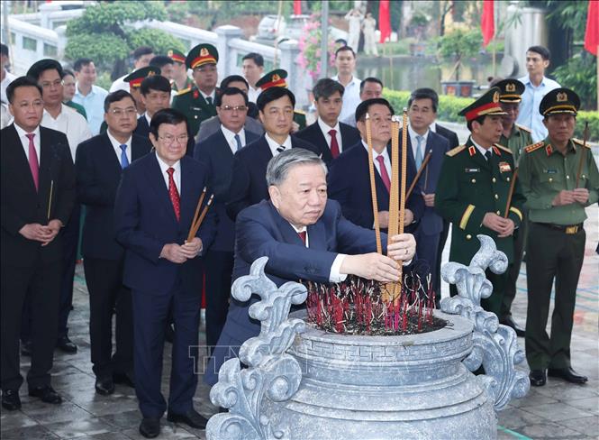 Tổng Bí thư Tô Lâm dự Lễ kỷ niệm 110 năm Ngày sinh Tổng Bí thư Nguyễn Văn Linh
