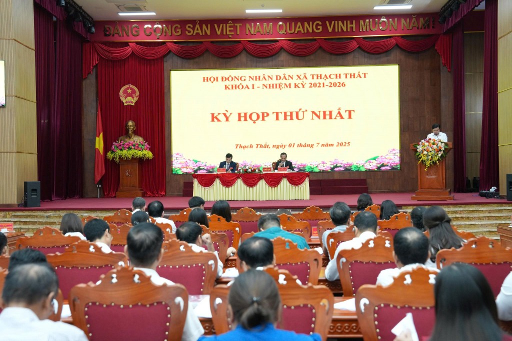 Kỳ họp thứ nhất HĐND xã Thạch Thất quyết định nhiều nội dung quan trọng
