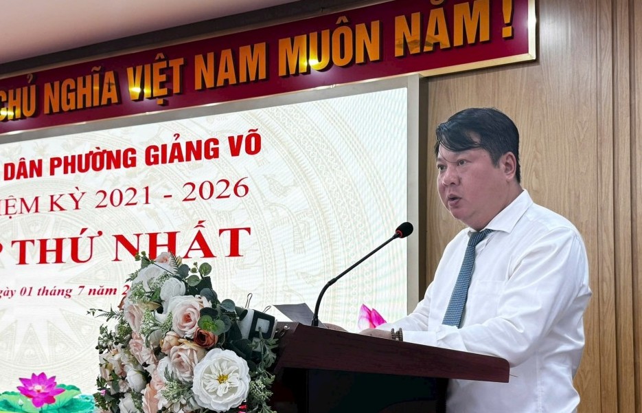 Phường Giảng Võ phấn đấu phát triển toàn diện trong giai đoạn mới
