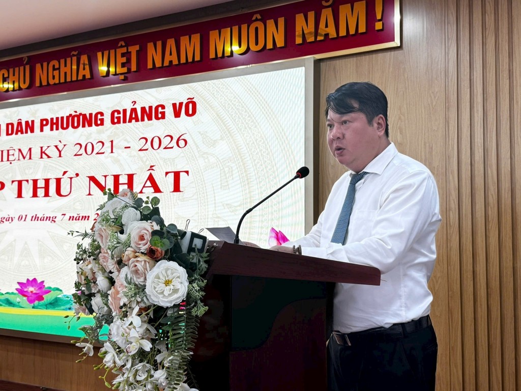 Phường Giảng Võ phấn đấu phát triển toàn diện trong giai đoạn mới
