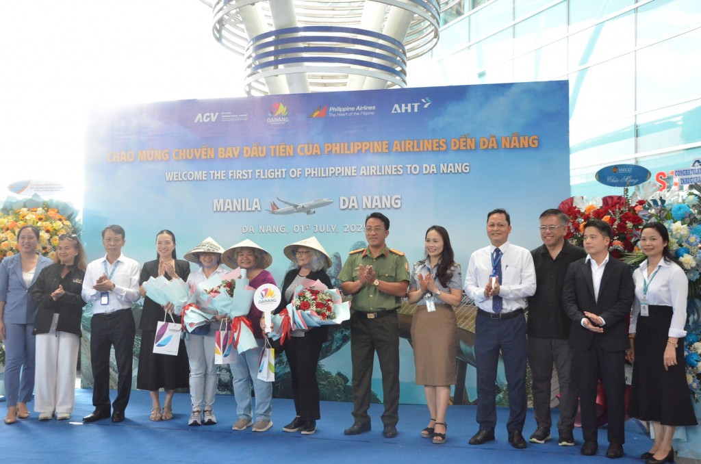 Hãng hàng không Philippine Airlines chính thức khai trương đường bay trực tiếp kết nối Manila – Đà Nẵng (Ảnh Đ.Minh)