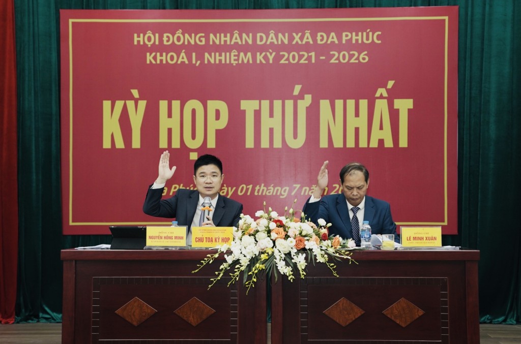 Kì họp đã thống nhất nhiều  nội dung quan trọng của xã Đa Phúc