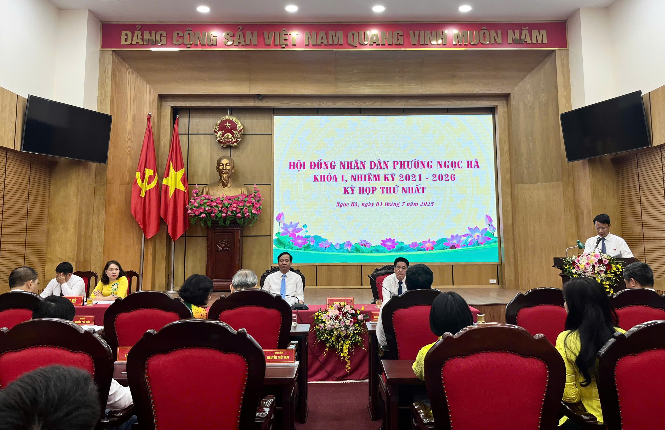 Phường Ngọc Hà kiện toàn bộ máy, sẵn sàng cho nhiệm kỳ mới