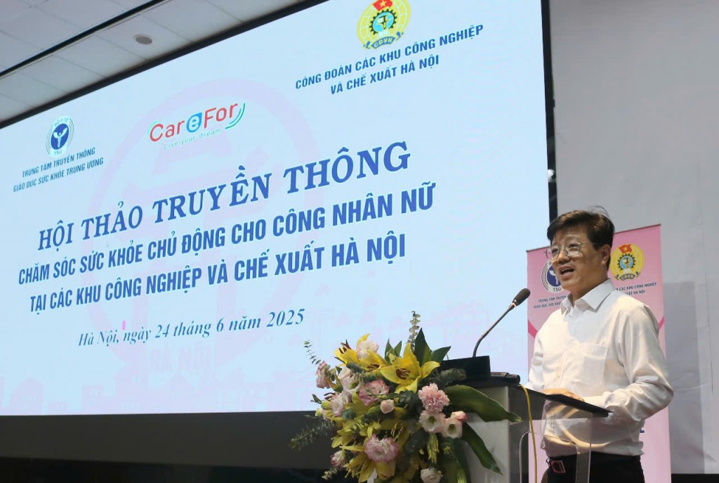 Ông Vũ Mạnh Cường, Giám đốc Trung tâm Truyền thông - Giáo dục sức khỏe Trung ương