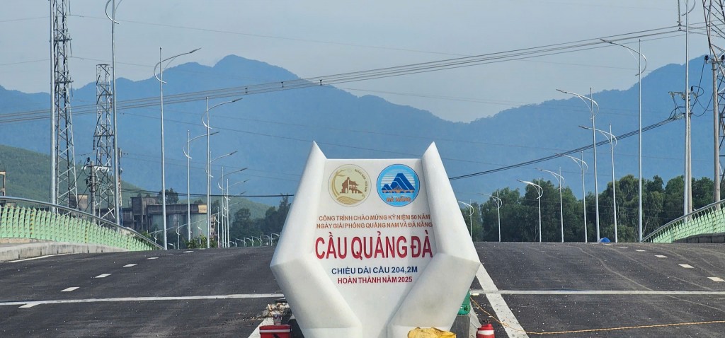 Cầu Quảng Đà đã xong, đường dẫn phía Điện Bàn vẫn chưa thấy đâu