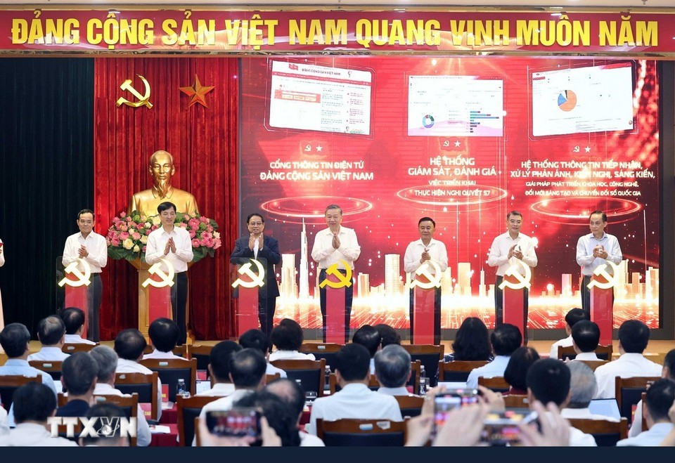 Tổng Bí thư Tô Lâm chủ trì hội nghị sơ kết về thực hiện Nghị quyết 57-NQ/TW