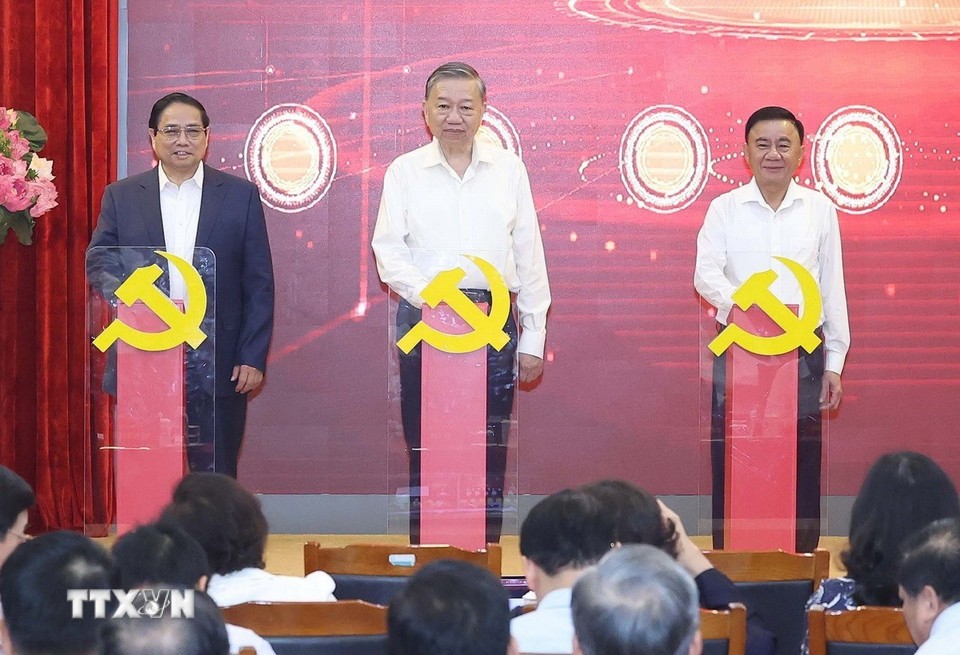 Tổng Bí thư Tô Lâm chủ trì hội nghị sơ kết về thực hiện Nghị quyết 57-NQ/TW