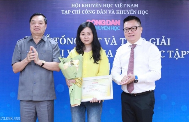 16 tác giả đoạt giải cuộc thi viết "Gia đình học tập"
