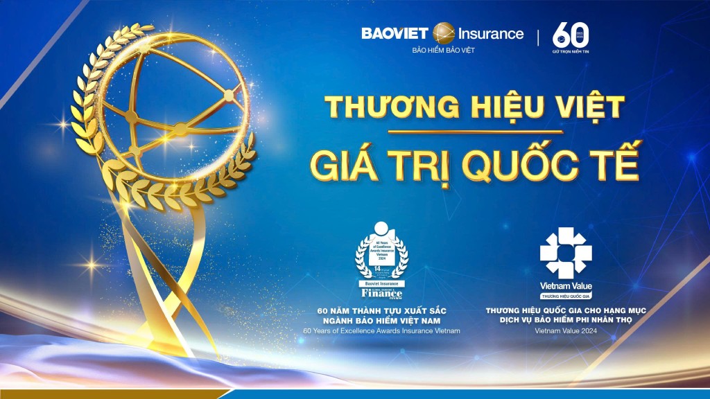 Bảo hiểm Bảo Việt khẳng định uy tín thương hiệu xuyên suốt 60 năm dẫn dắt thị trường bảo hiểm phi nhân thọ