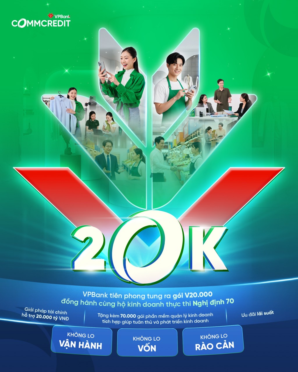 VPBank triển khai gói vay với lãi suất ưu đãi cho hộ kinh doanh
