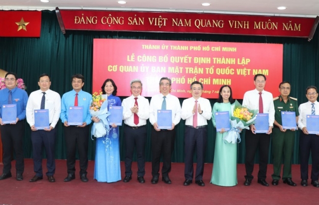 Kiện toàn nhân sự Ủy ban MTTQ Việt Nam TP Hồ Chí Minh