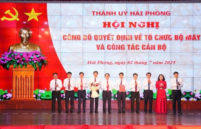 Hải Phòng: Bổ nhiệm lãnh đạo các cơ quan Đảng, HĐND và UBND TP