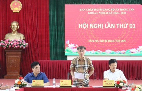 Xã Hồng Vân bắt tay ngay vào chuẩn bị tổ chức Đại hội Đảng