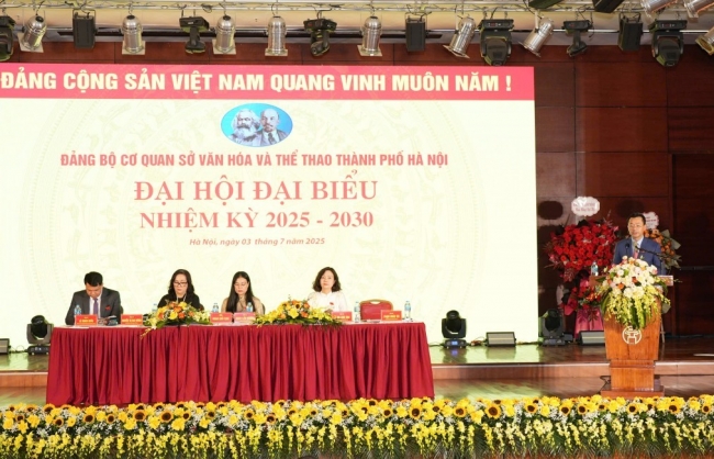 Khai mạc Đại hội Đảng bộ Sở Văn hóa và Thể thao Hà Nội