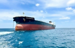 Hòa Phát đưa vào khai thác tàu The Momentum 110.000 DWT