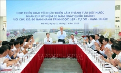 Chuẩn bị triển lãm thành tựu đất nước kỷ niệm 80 năm ngày Quốc khánh