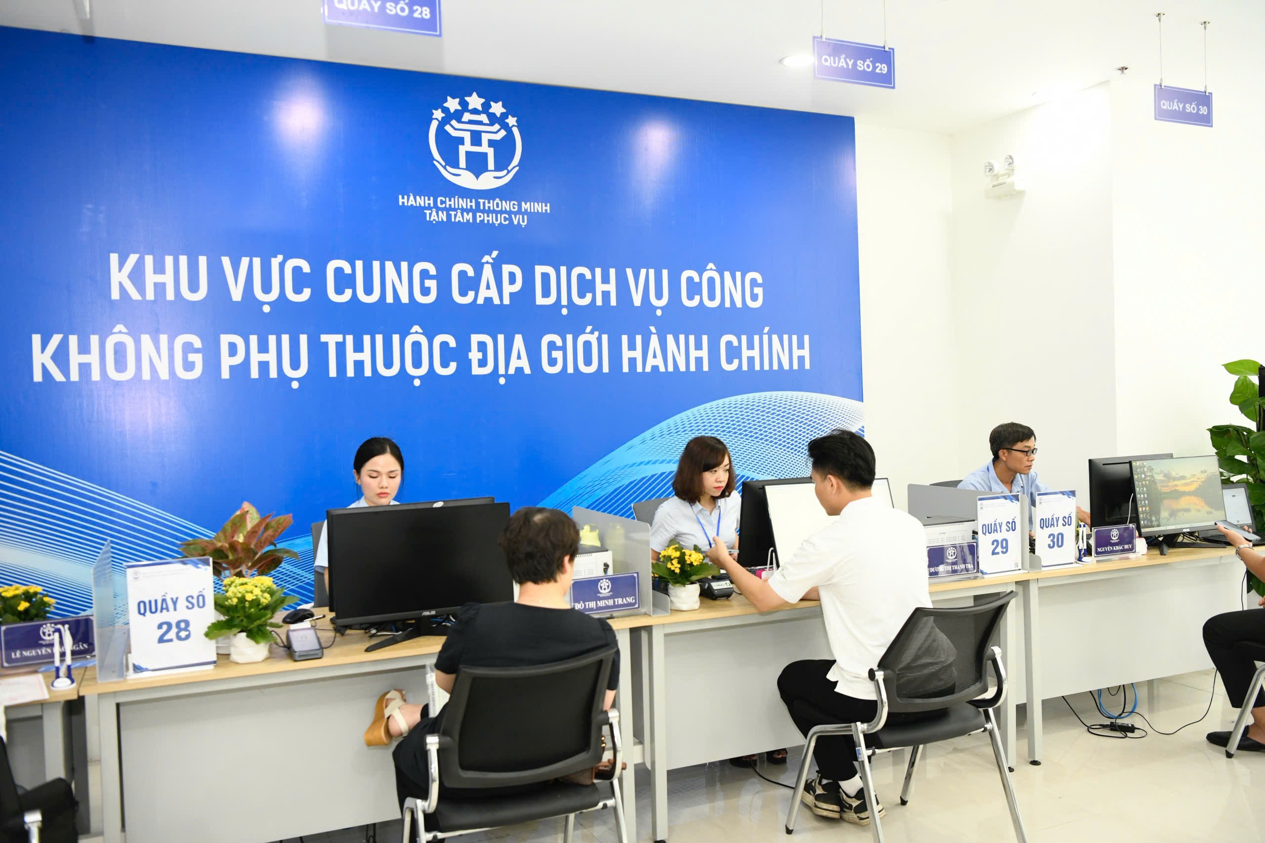 Công khai các điểm phục vụ hành chính công thuộc UBND 126 xã/phường