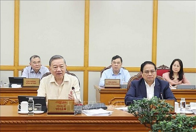 Tổng Bí thư Tô Lâm: Kịp thời tháo gỡ khó khăn, vướng mắc khi vận hành bộ máy mới