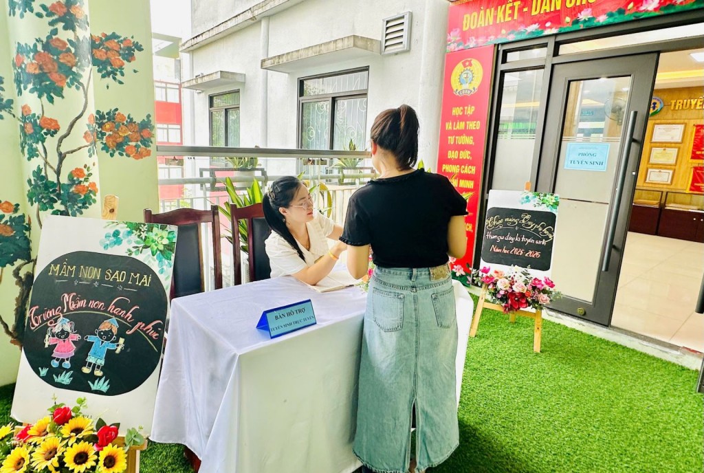 Tuyển sinh trực tuyến cấp học mầm non nhanh chóng, thuận tiện