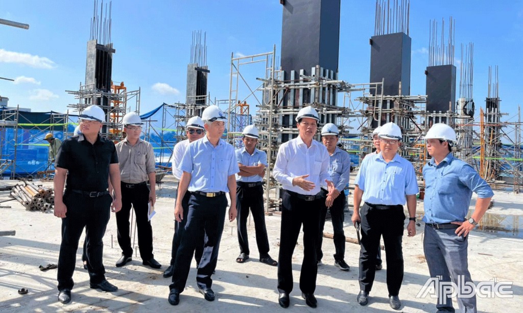 Lãnh đạo tỉnh Đồng Tháp kiểm tra tiến độ dự án trọng điểm