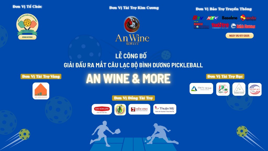 Ra mắt CLB Bình Dương Pickleball, khởi tranh giải đấu đầu tiên