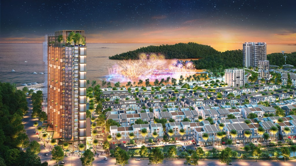 Tòa tháp căn hộ The Xanh 2 sở hữu tầm nhìn bốn mặt đắt giá. (Ảnh: Sun Property)