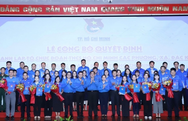 Thành đoàn TP Hồ Chí Minh có ban lãnh đạo mới
