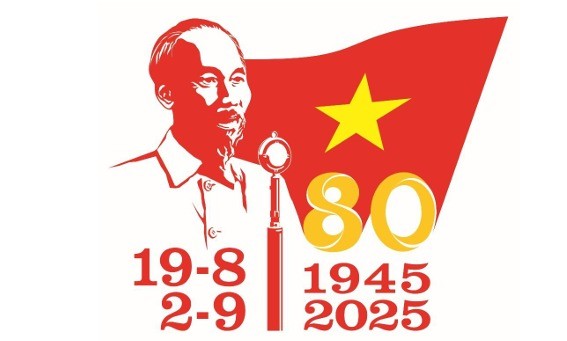Mẫu biểu trưng chính thức cho các hoạt động kỷ niệm 80 năm Quốc khánh 2/9