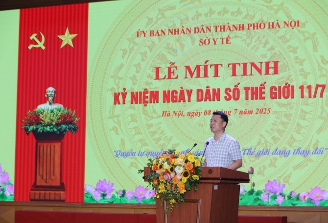 Hà Nội mít tinh hưởng ứng ngày Dân số thế giới 11/7 - Tin tức sự kiện - Cổng thông tin điện tử Sở y tế Hà Nội