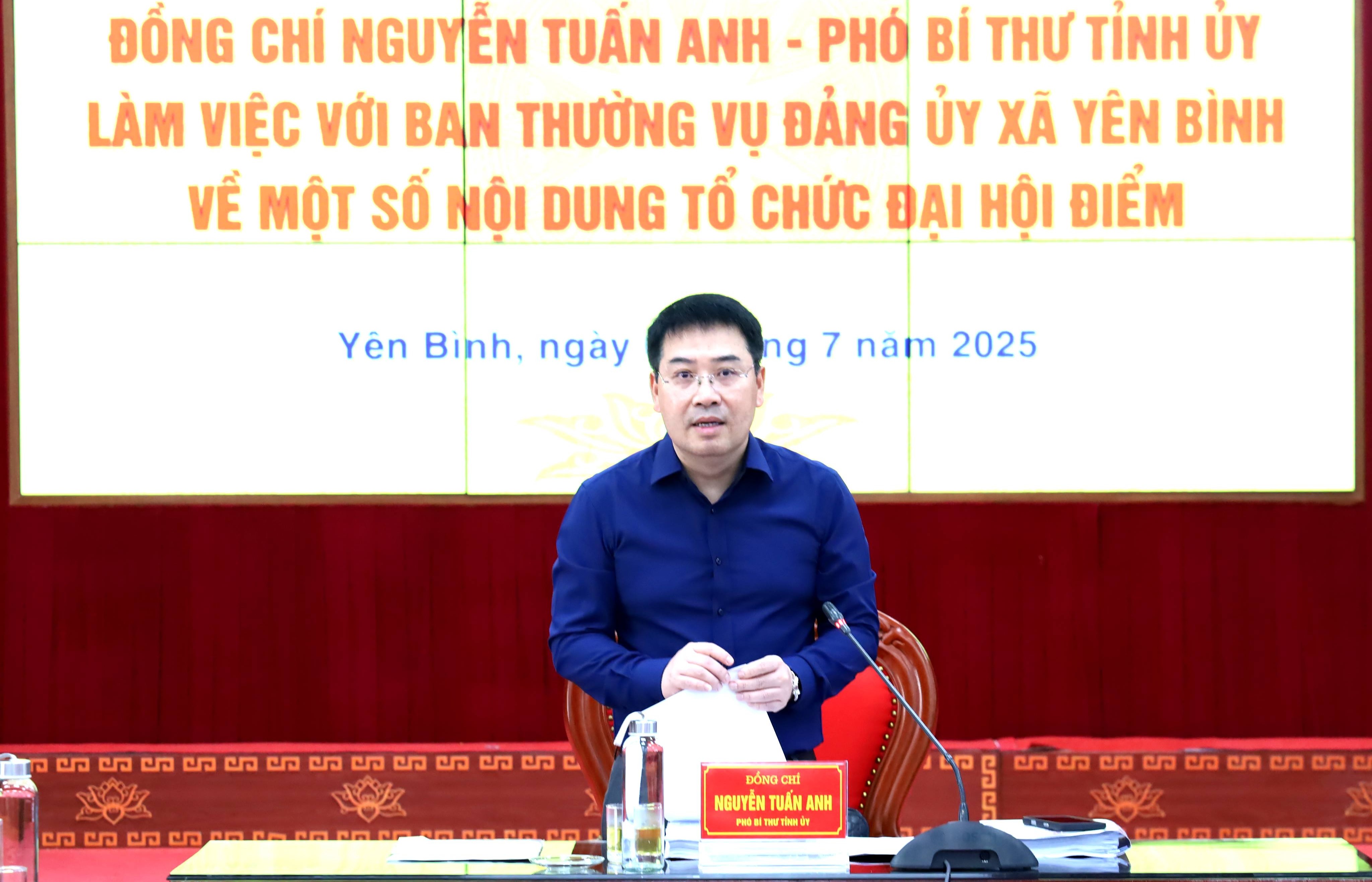 Tỉnh Lào Cai: Tăng tốc chuẩn bị Đại hội điểm xã Yên Bình nhiệm kỳ 2025 - 2030