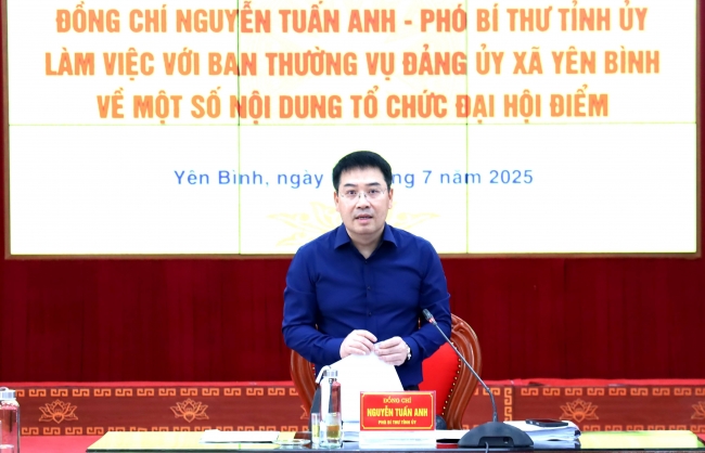 Tỉnh Lào Cai: Tăng tốc chuẩn bị Đại hội điểm xã Yên Bình nhiệm kỳ 2025 - 2030
