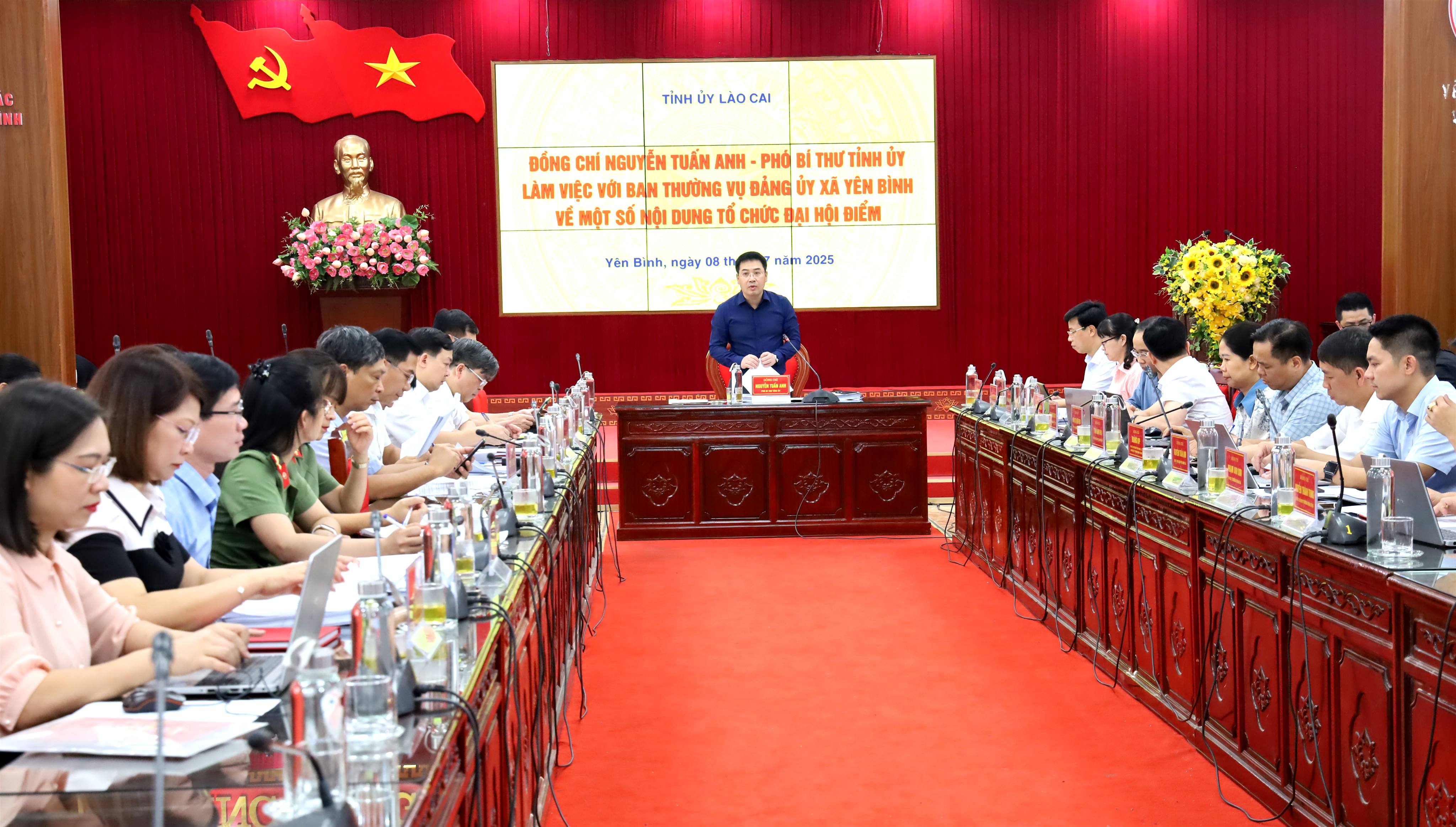 Tăng tốc chuẩn bị Đại hội điểm cấp xã nhiệm kỳ 2025 - 2030 tại Yên Bình