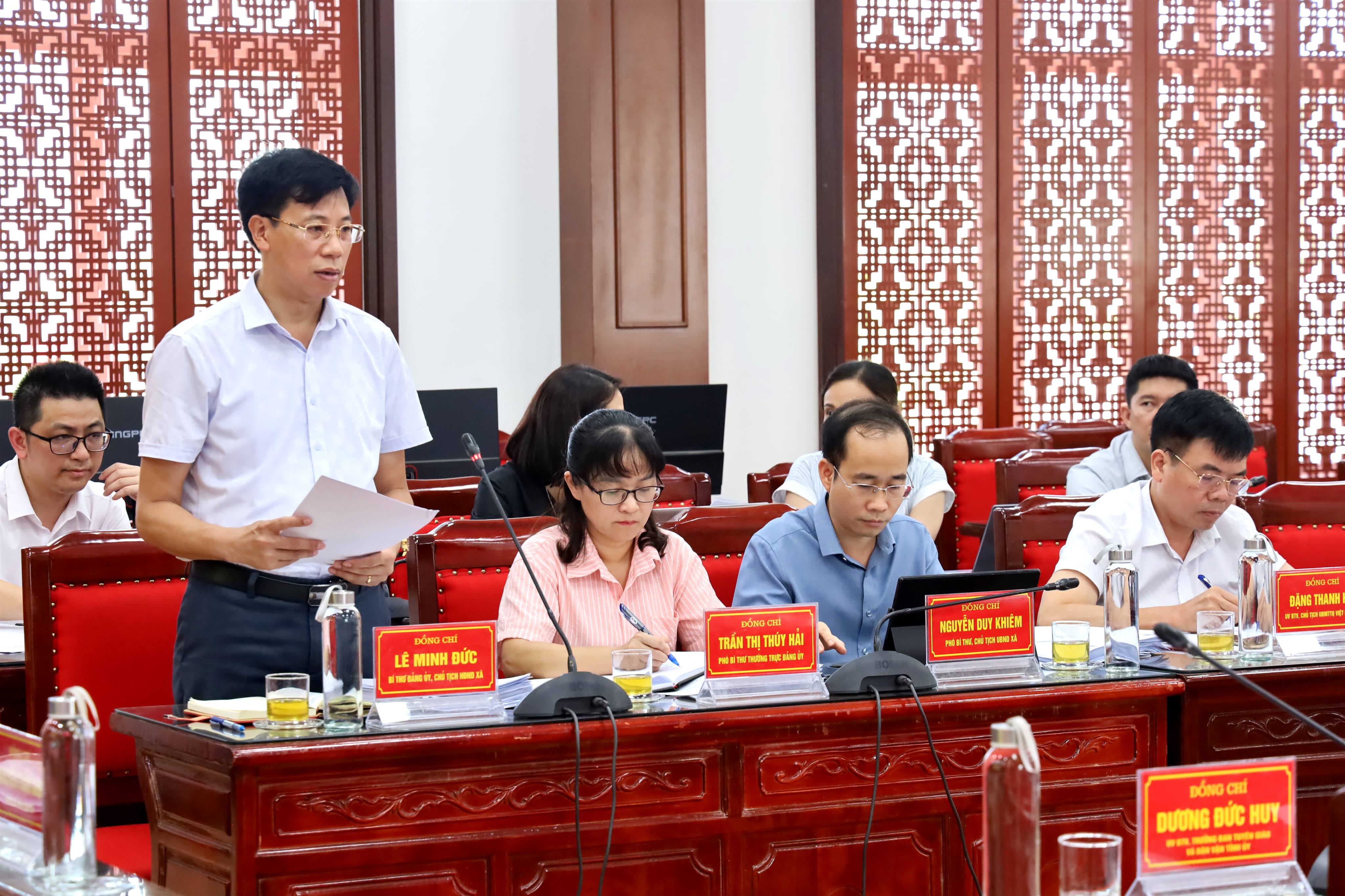 Tăng tốc chuẩn bị Đại hội điểm cấp xã nhiệm kỳ 2025 - 2030 tại Yên Bình