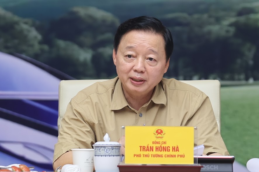 Phó Thủ tướng Chính phủ Trần Hồng Hà, Phó Trưởng Ban Thường trực Ban Chỉ đạo tham dự Hội nghị - Ảnh: VGP/Nhật Bắc