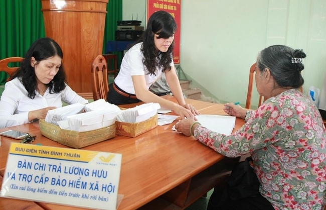 Lịch chi trả lương hưu, trợ cấp BHXH sau sáp nhập các tỉnh, thành phố