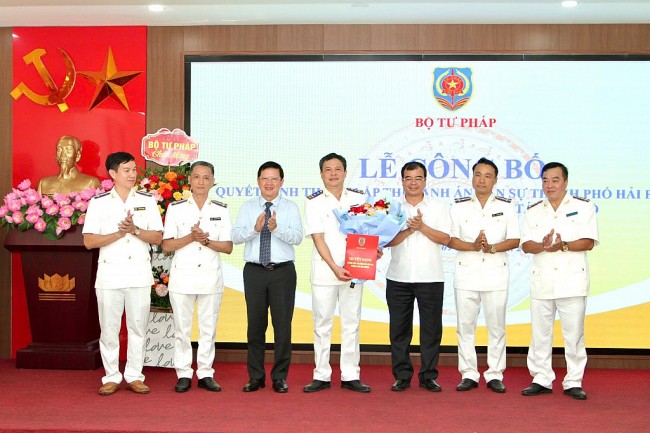 Công bố thành lập Cục Thi hành án dân sự thành phố Hải Phòng