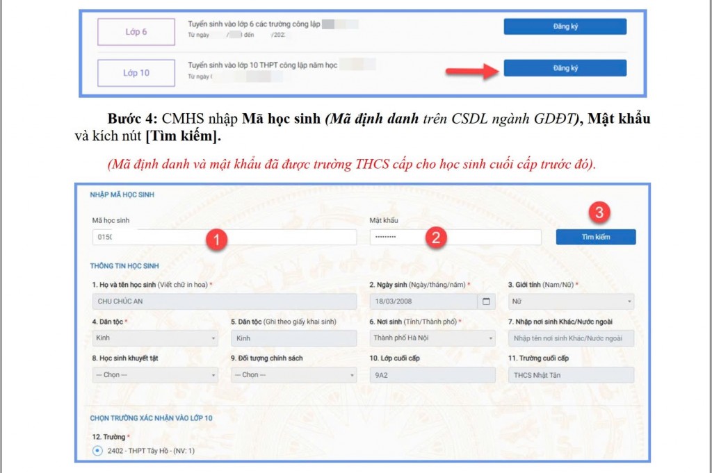 Từ 13h30 hôm nay, học sinh trúng tuyển lớp 10 Hà Nội xác nhận nhập học