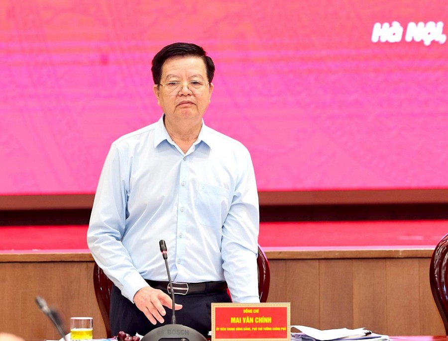 Phó Thủ tướng Chính phủ Mai Văn Chính phát biểu. Ảnh: Viết Thành