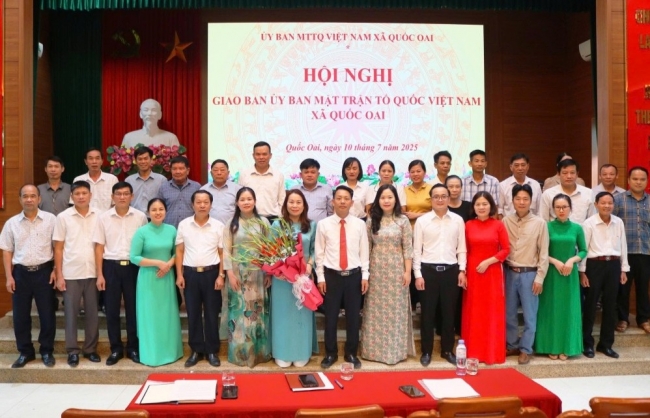 Xã Quốc Oai: Phát động thi đua chào mừng Đại hội Đảng bộ xã