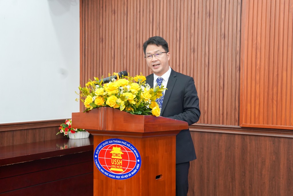 Hiệu trưởng Trường Cao đẳng Nghề Phật Sơn, ông Hoàng Kiến Quang