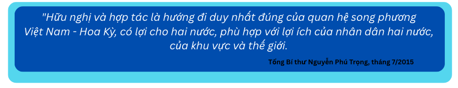 30 năm ngoại giao Việt Nam - Hoa Kỳ:  Vượt qua quá khứ, hướng tới tương lai bền vững