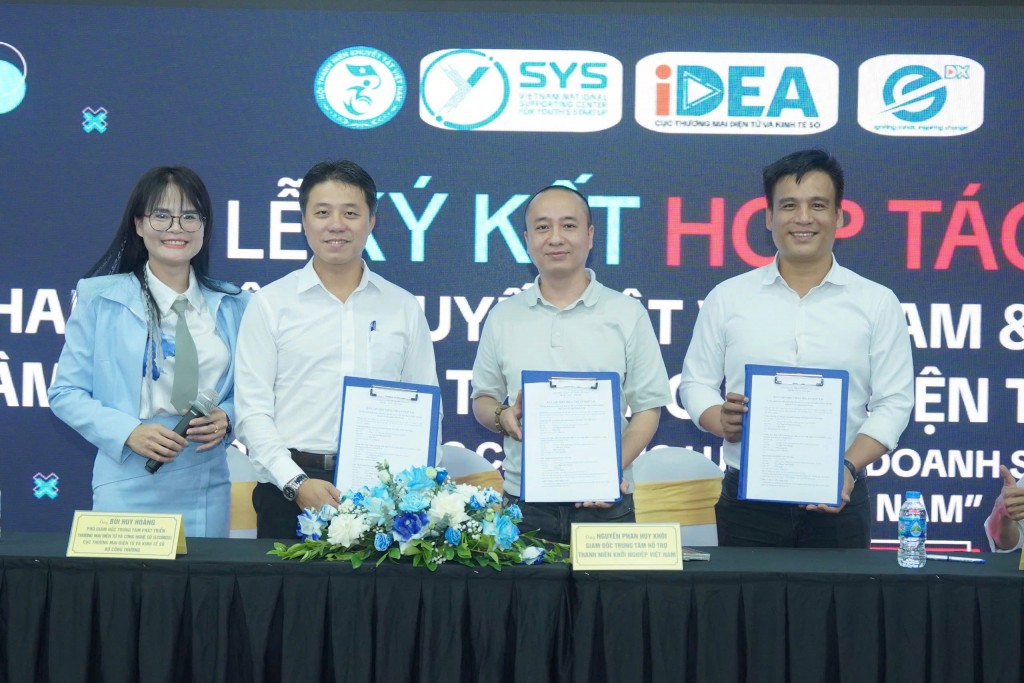 Đại diện các đơn vị ký kết hợp tác