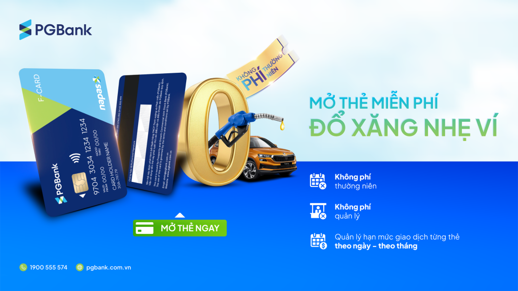 PGBank giới thiệu thẻ F-card: Giải pháp thanh toán xăng dầu chuyên biệt cho doanh nghiệp