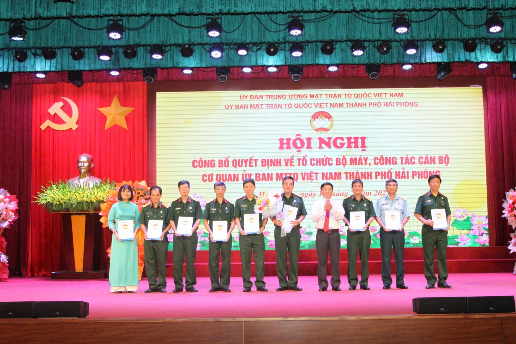 Kiện toàn nhân sự Ủy ban MTTQ Việt Nam thành phố Hải Phòng