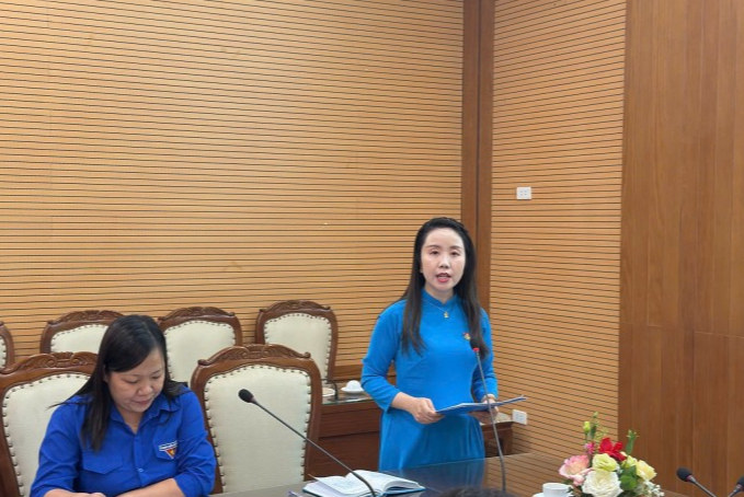 đồng chí Hoàng Minh Hằng được chỉ định giữ chức Bí thư Đoàn xã Thanh Trì