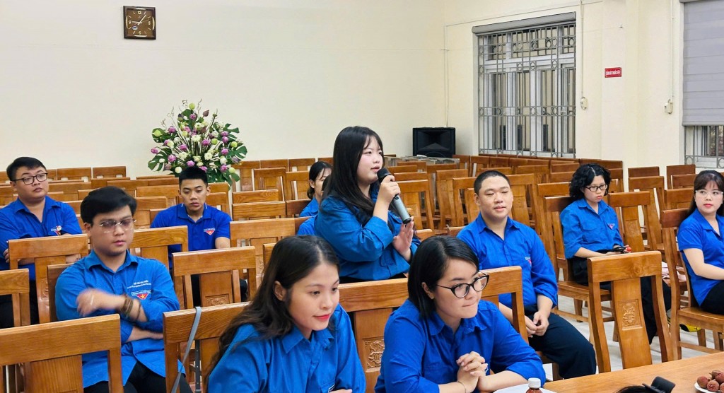 Các đồng chí cán bộ Đoàn