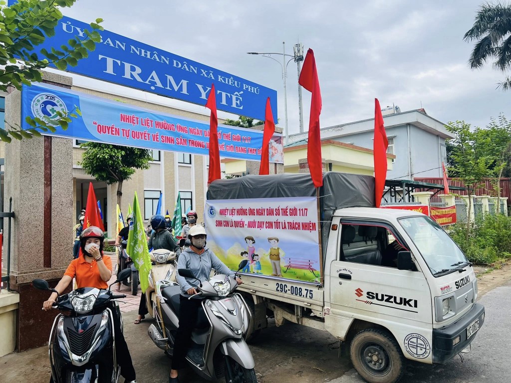 Các xã, phường đẩy mạnh công tác tuyên truyền Ngày Dân số Thế giới